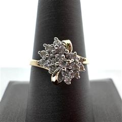 Lady's Gold Ring 14K Yellow Gold 3g Size:8